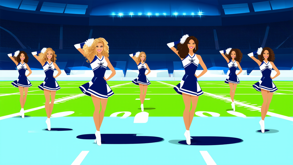 Dallas Cowboys Cheerleaders Boost Training Camp Amid Growing Rivalry with Miami Dolphins Squad