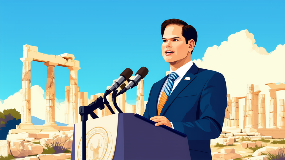 Marco Rubio urges Europe to protect Western values in Athens speech