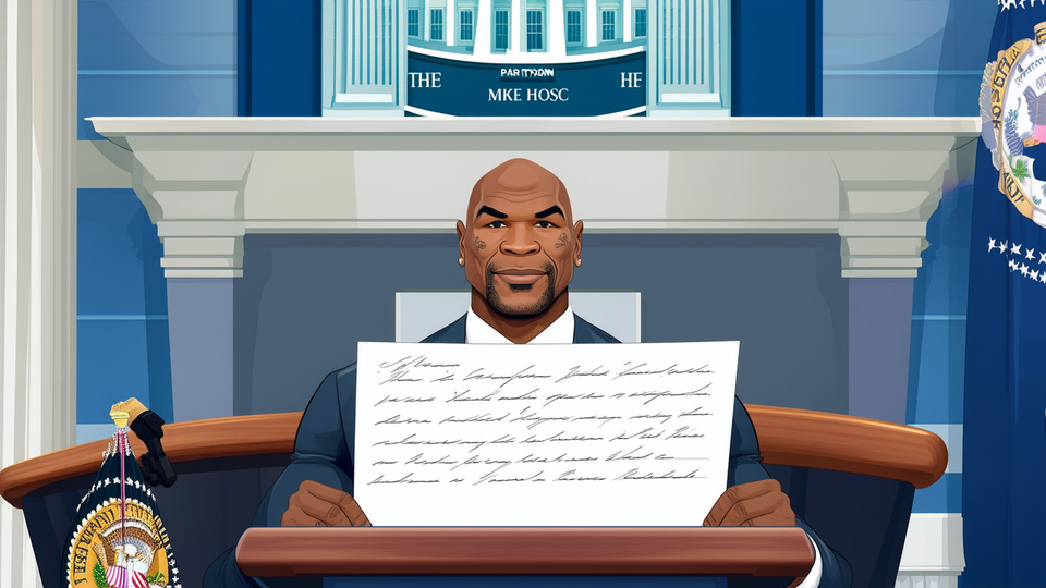 Mike Tyson delivers Diddy’s pardon letter to Trump and predicts Republican midterm win