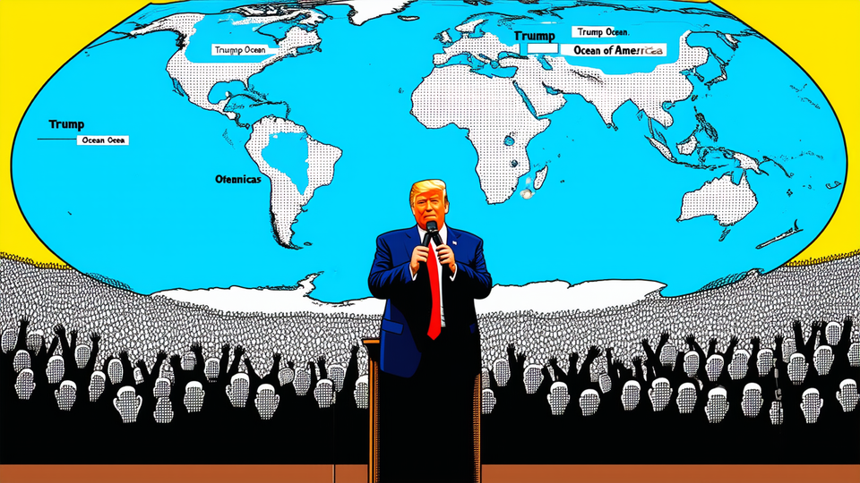 Donald Trump proposes renaming the Atlantic or Pacific Ocean