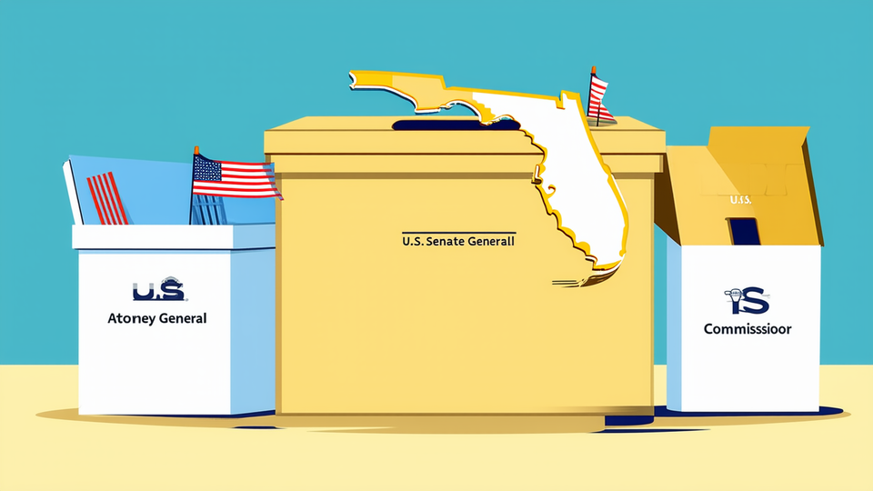 Republicans lead in Florida governor, Senate, attorney general and agriculture races, poll shows