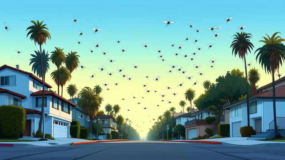 Los Angeles reports 216 West Nile cases and ten deaths as mosquitoes surge