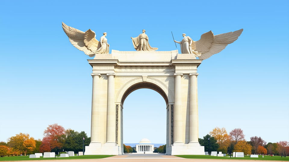 Washington unveils 166‑foot arch honoring nation and veterans on Oct. 5, 2026