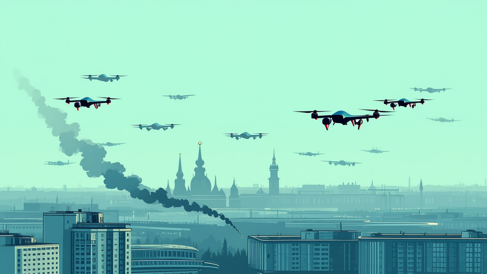 Ukraine Launches Large‑Scale Drone Strike on Moscow, Shutting Airports