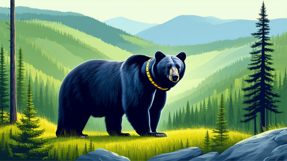 Massive 576‑lb Black Bear Collared in Ohio Highlights Surge in Sightings