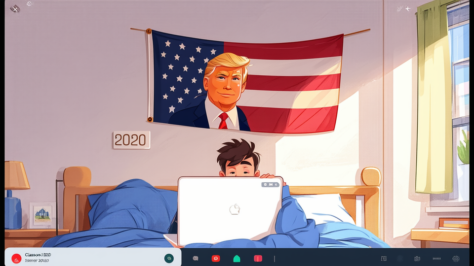 Student sues Passaic County Community College over Trump flag Zoom dispute