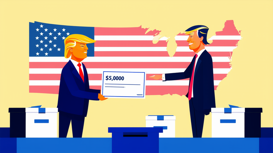 Trump pledges $5,000 dividend to adults if Republicans win midterms