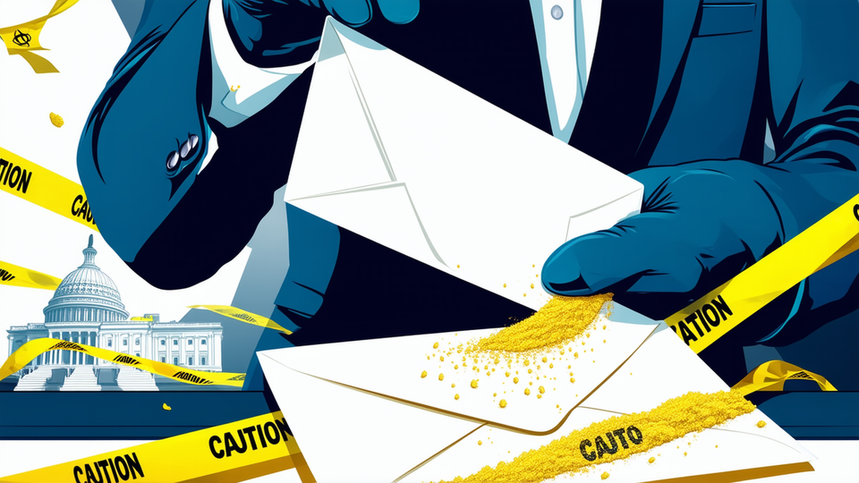 FBI, Capitol Police probe suspicious white‑powder letters sent to Congress and state election offices