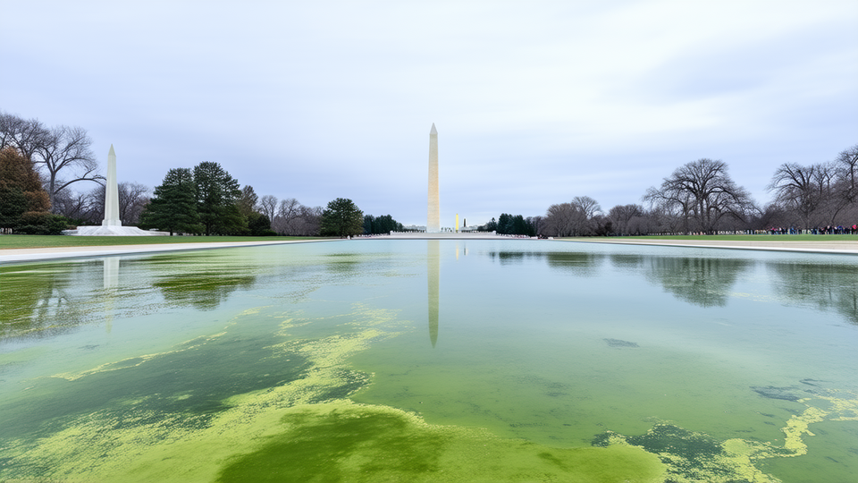 Chris Hayes Calls Trump’s Reflecting Pool Renovation a Visible Failure