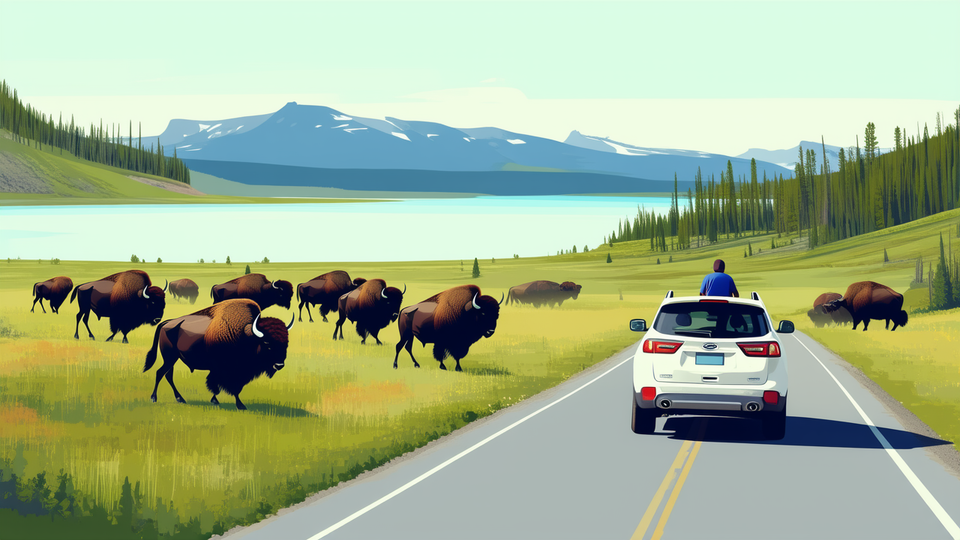 Visitor Rushes Bison Herd in Yellowstone, Raising Safety Concerns