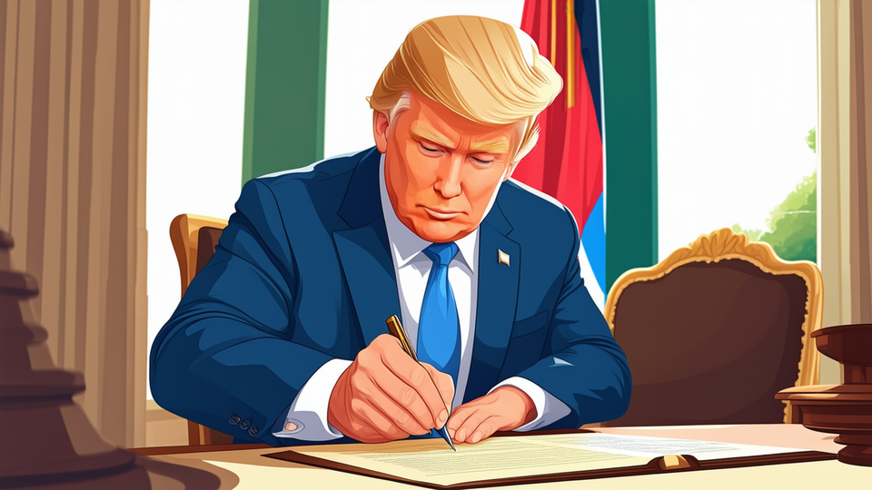 Trump signs executive order waiving Graham Act sanctions on Russia