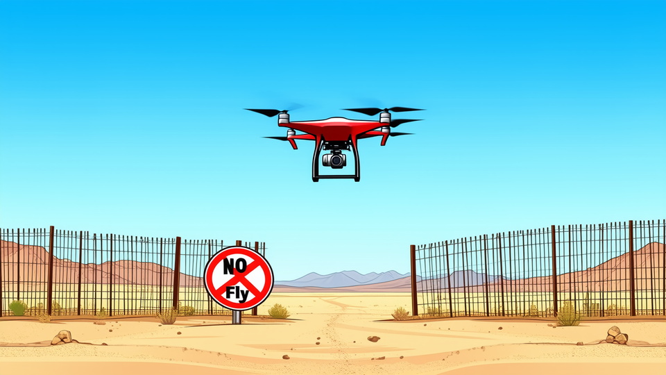 Trump administration bans unauthorized drones within one mile of US-Mexico border