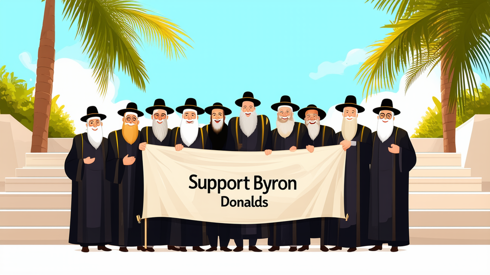 40 Florida rabbis endorse Byron Donalds for governor