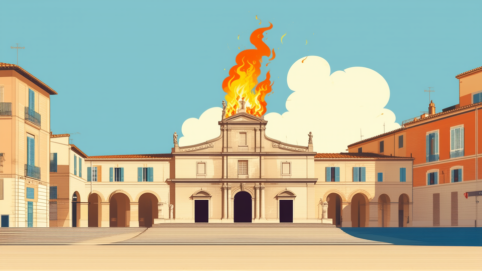 Riots across France set historic sites ablaze amid high‑cost protests