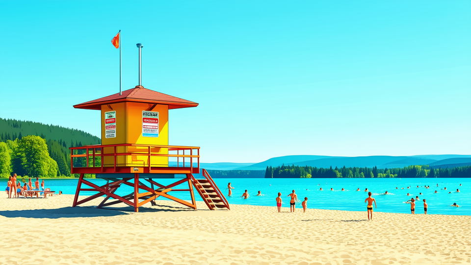 Language Requirement Sparks Debate at Halle Lake Beach