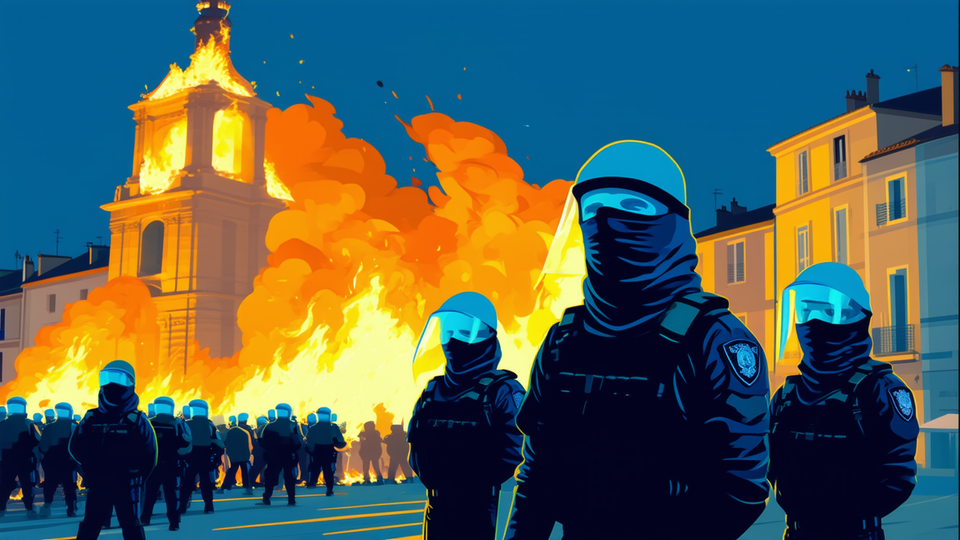 French police arrest 1,800 protesters after violent clashes and looting on Oct. 18, 2026