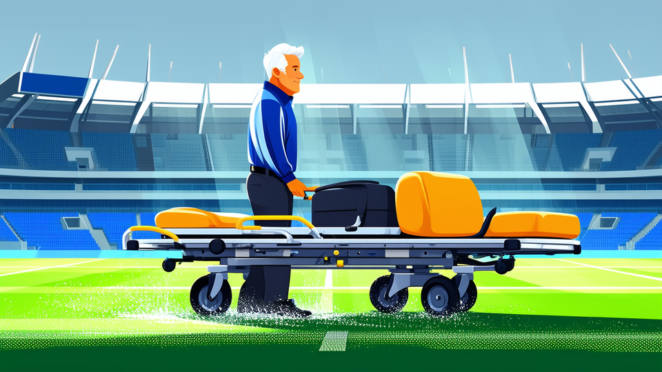 NFL umpire Larry Smith carted off with leg injury during Jaguars‑Texans game at Wembley, Oct. 18, 2026