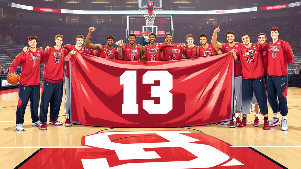 St. John’s men’s basketball ranked No. 13 in AP poll, first back‑to‑back preseason ranking since 1990‑91