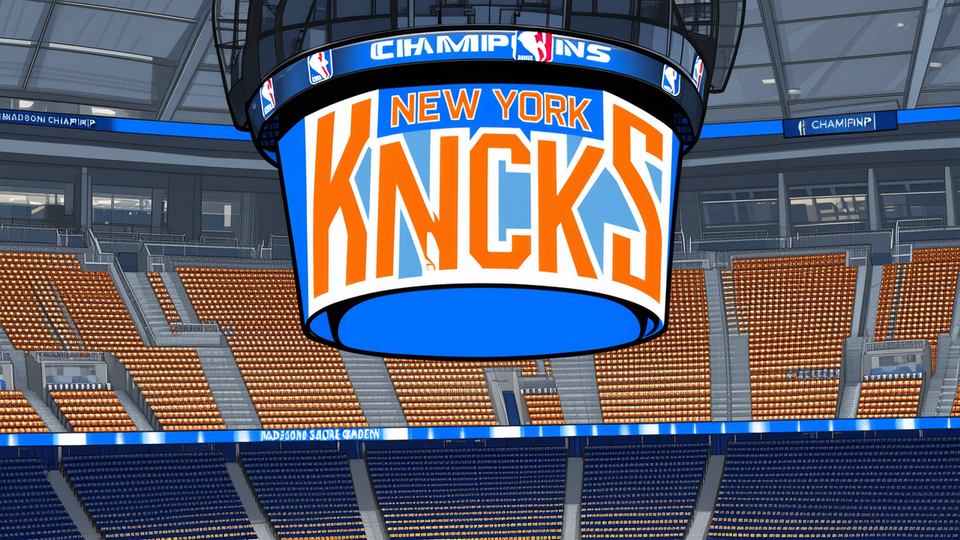 Knicks raise championship banner at home opener on Oct. 19, 2026