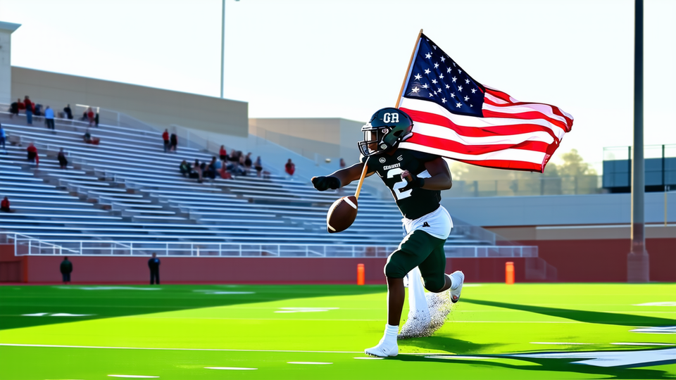 Jefferson player ejected after tackling Grant teammate carrying American flag