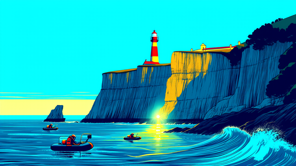 Cliff Collapse Near Biarritz Lighthouse Leaves Diver Dead, Search Continues