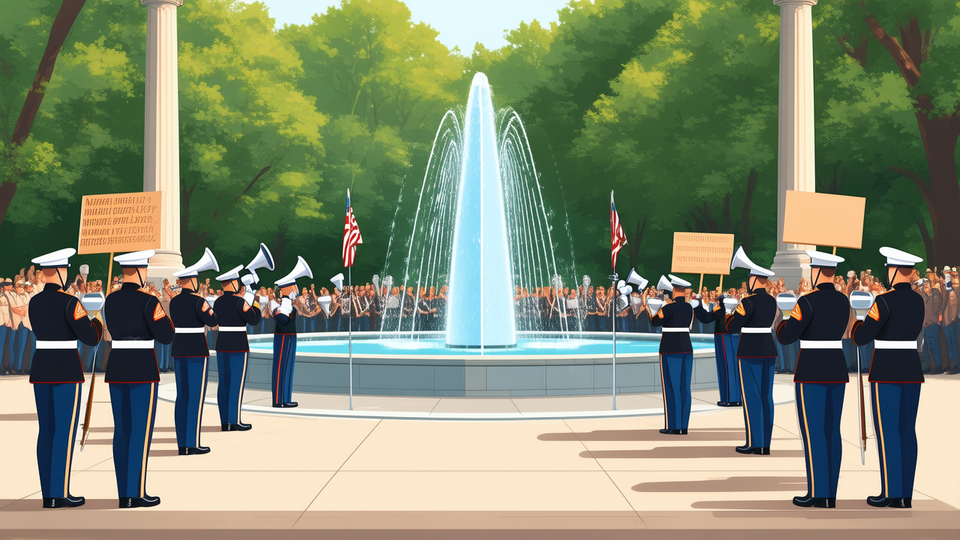 July 2, 2026: Guard Ceremony at D.C.’s Meridian Hill Park Sparks Protest