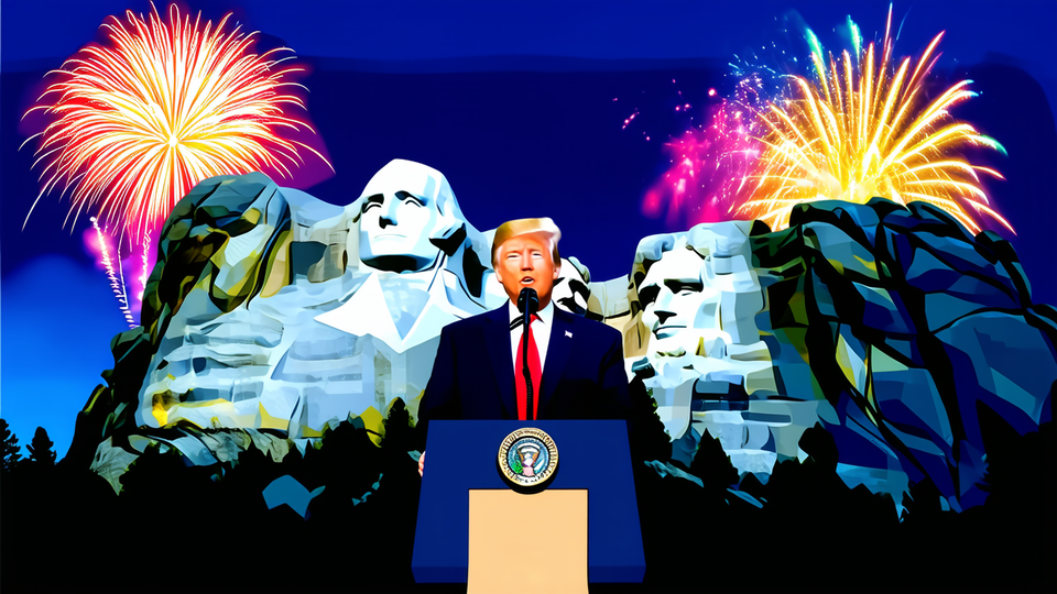 President Trump Addresses America’s 250th Anniversary at Mount Rushmore