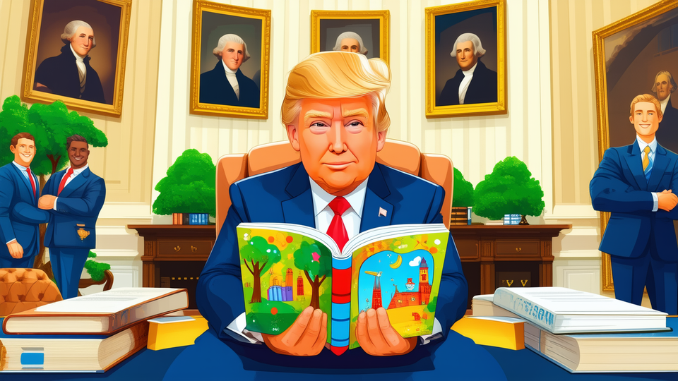 Trump’s Off‑Script Commentary on Presidents During Usha Vance’s Children’s Podcast