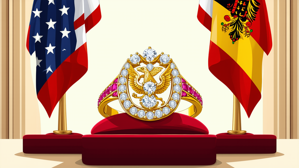 July 3, 2026 – Trump Receives Lavish Diamond Ring from Belgian Group After Tariff Relief