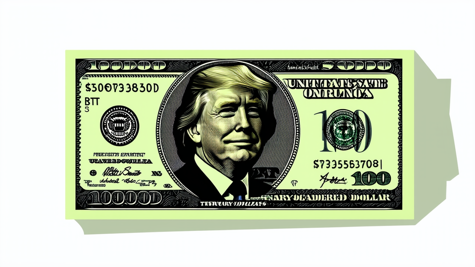 Trump Posts Historic $100 Bill Featuring His Signature