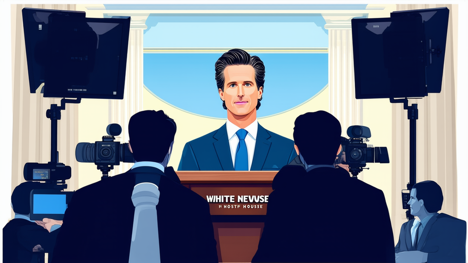 Gavin Newsom Calls White House Reporters ‘SyCophants’ in Oval Office Press Conferences