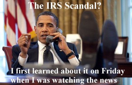 Obama Defends the IRS Targeting Scandal!