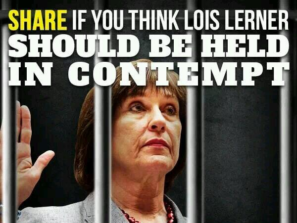 Lois Lerner Contempt Vote is Scheduled!
