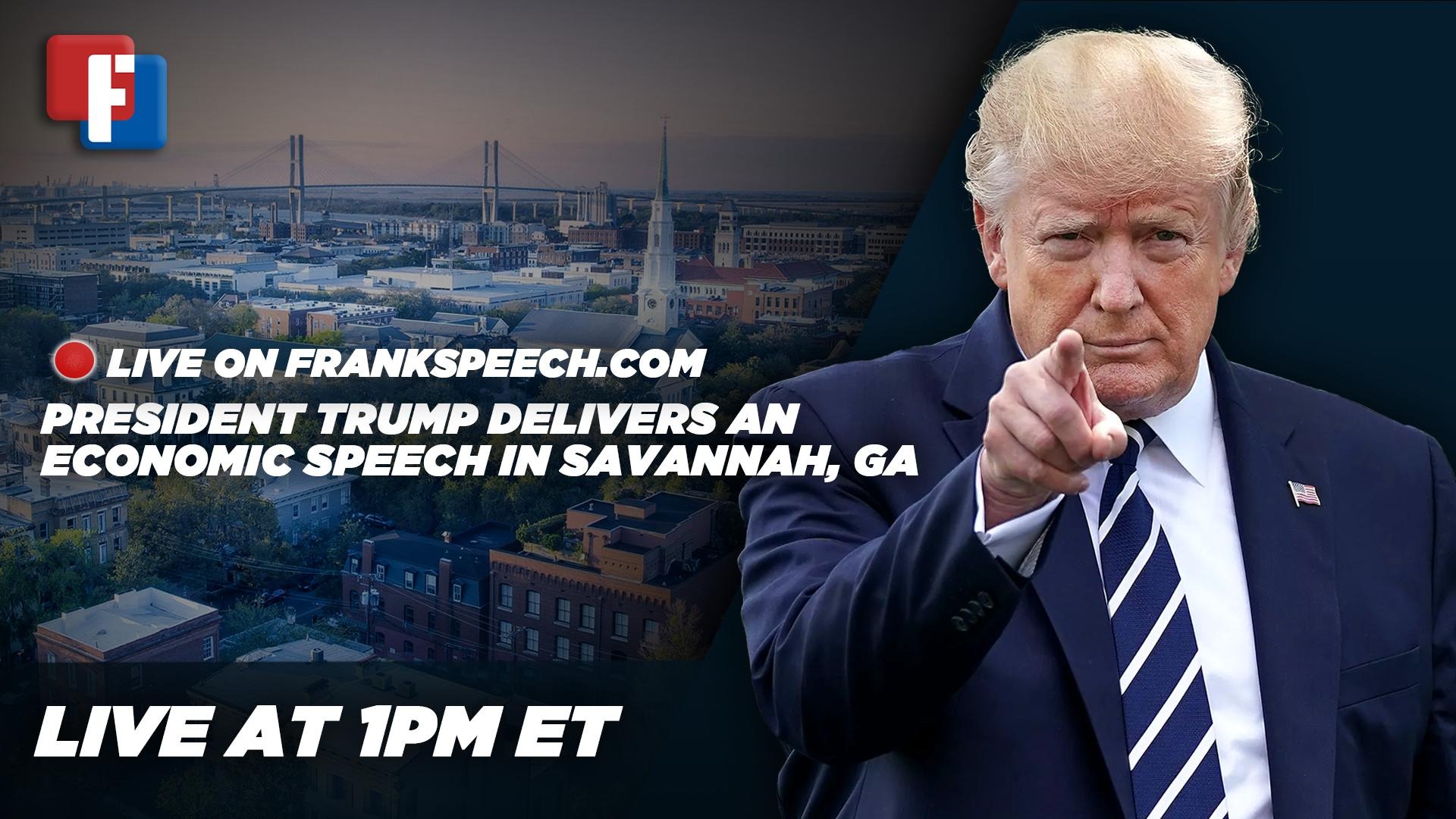 President Trump Live In Savannah, GA