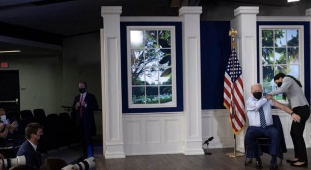 The ‘Fake White House Set’ Controversy: Unpacking Biden’s South Court Auditorium Backdrop